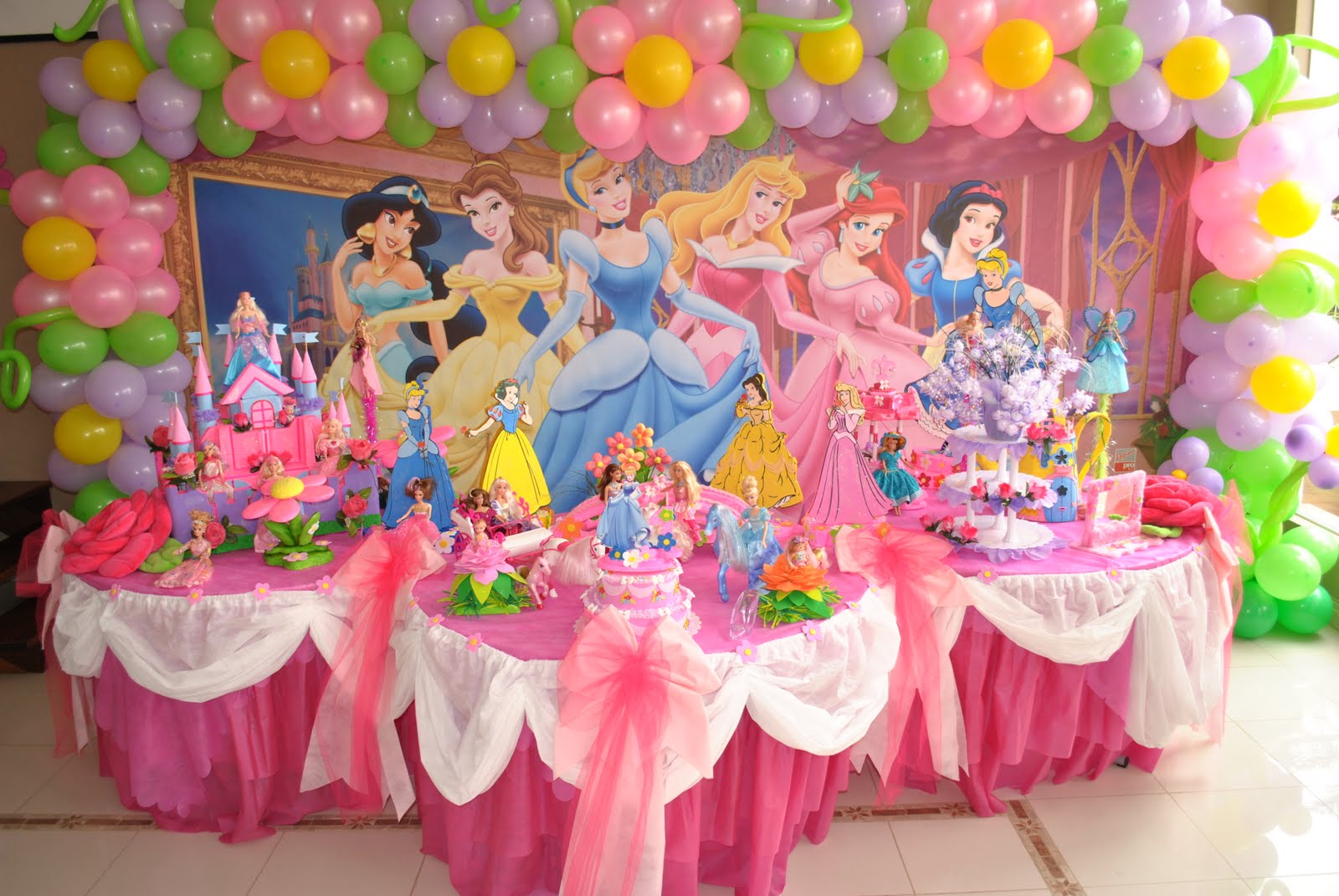 Festas Das Princesas Anivers rios Decora o E Acess rios De Festas 